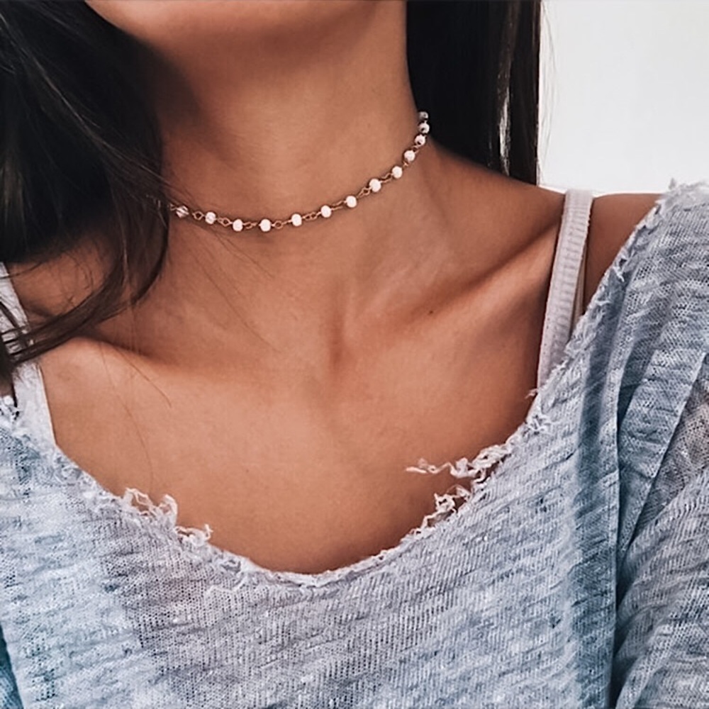⚜️𝟯𝟬%𝗢𝗙𝗙 𝗯𝘂𝗻𝗱𝗹𝗲𝘀 𝟯+⚜️ NEW Pearl Delicate String Choker - Picture 3 of 13